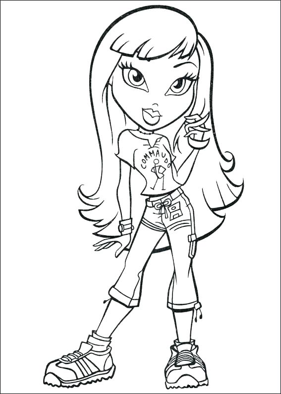 567x794 Bratz Color Pages Baby Coloring Pages Printable Coloring Pages