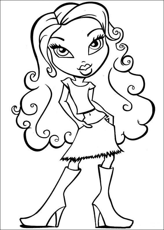 567x794 Bratz Coloring Pages Awesome Free Printable Coloring Pages Cool