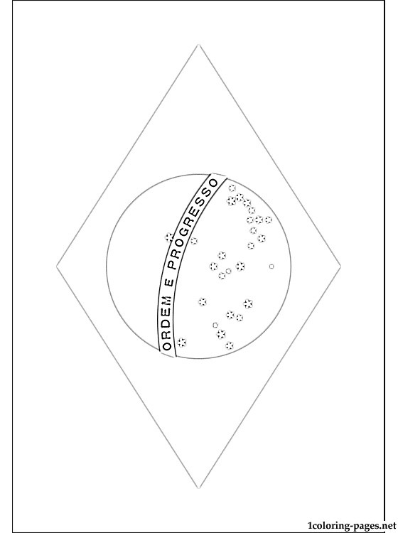 560x750 Brazil Flag Coloring Page Coloring Pages