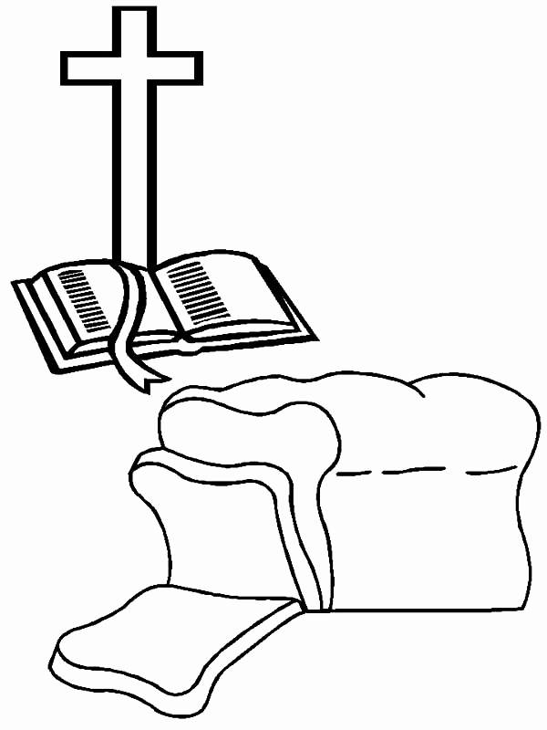 600x800 Bread Coloring Page Stock Bible Bread Of Life Coloring Pages