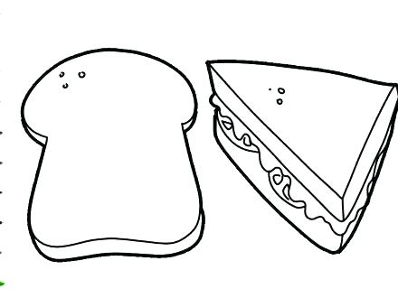 440x330 Bread Coloring Pages Click To See Printable Version Basket