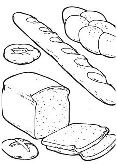 236x333 Coloring Picture Of Bread Coloring Page Loaf Of Bread To Color
