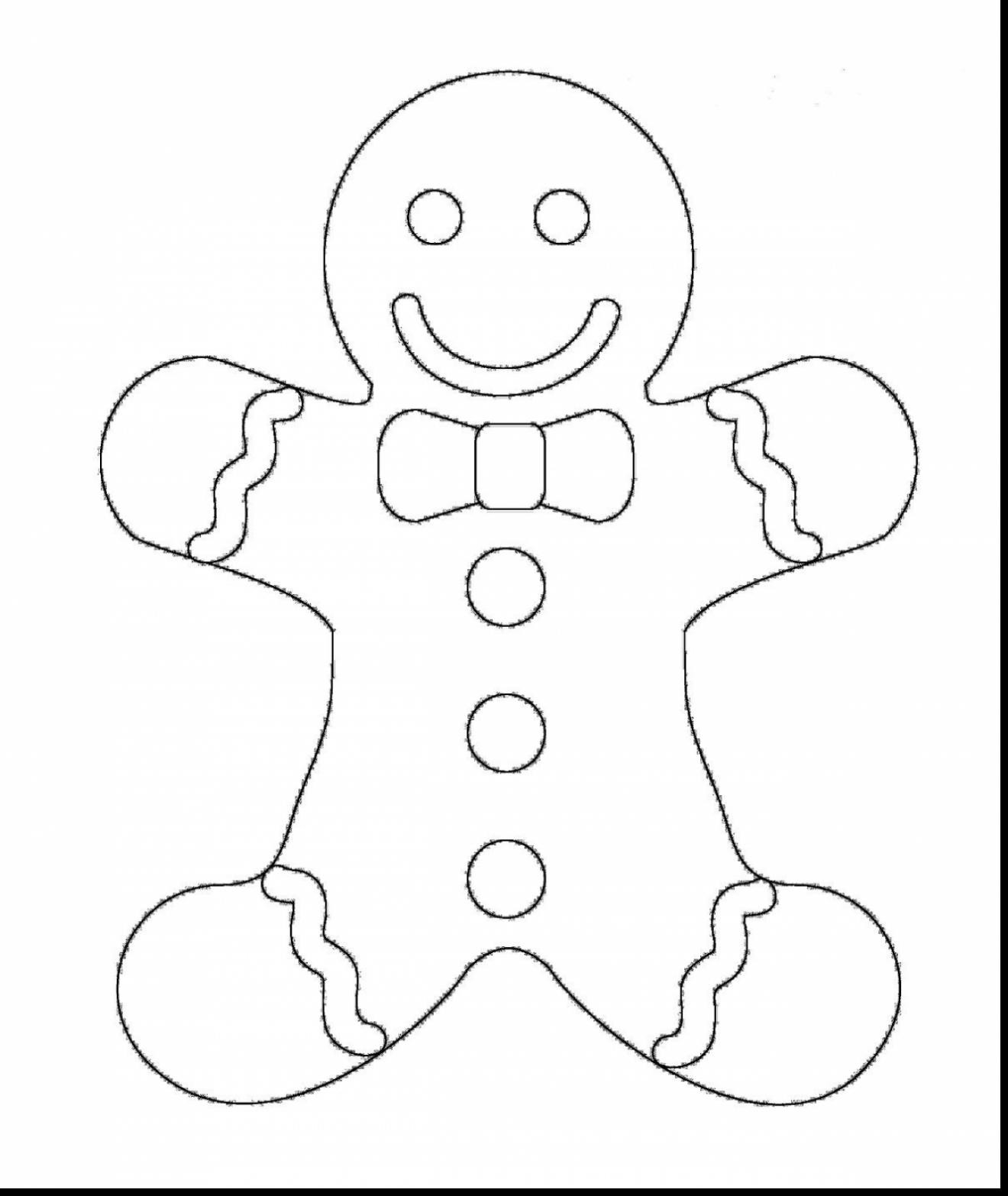 1320x1566 Ginger Bread Man Coloring Pages