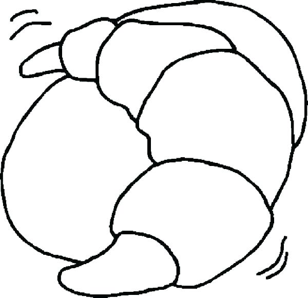 600x580 Bread Coloring Pages