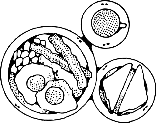 500x393 Breakfast Coloring Page Fun Coloring Pages For Kids And Adults