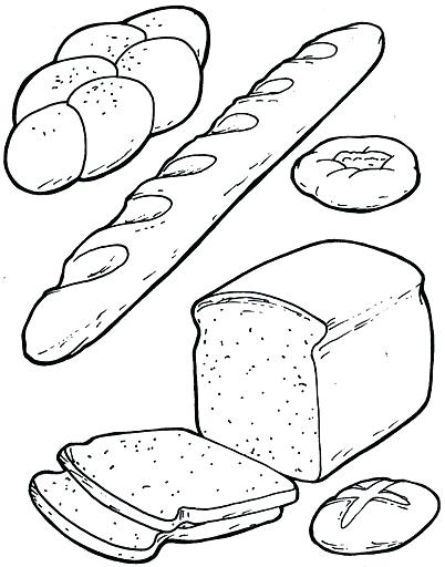 402x512 Cool Idea Bread Coloring Pages Breakfast Crafts And Worksheets