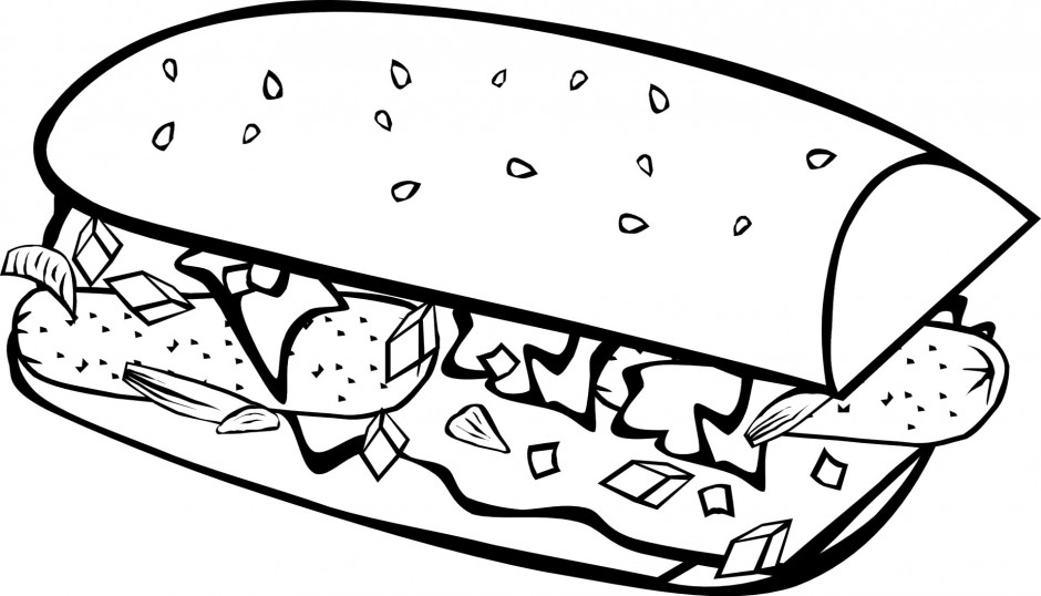 940x538 Breakfast Food Coloring Pages Photo