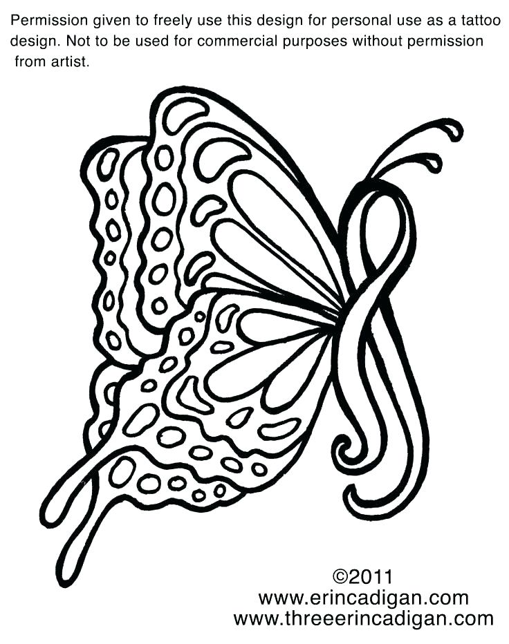 736x932 Cancer Ribbon Coloring Page Breast Cancer Awareness Coloring Pages