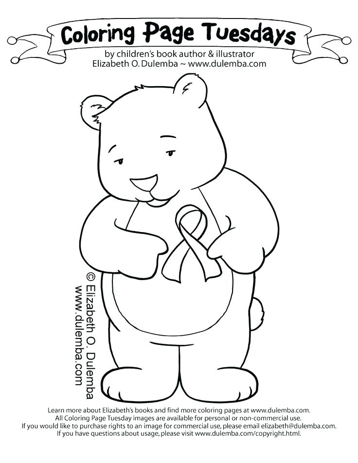 736x952 Printable Breast Cancer Ribbon Coloring Pages