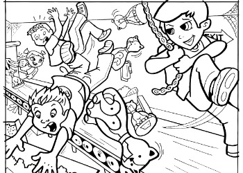 350x250 Super Coloring Pages