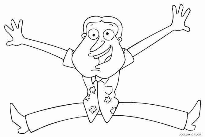 670x449 Printable Family Guy Coloring Pages For Kids