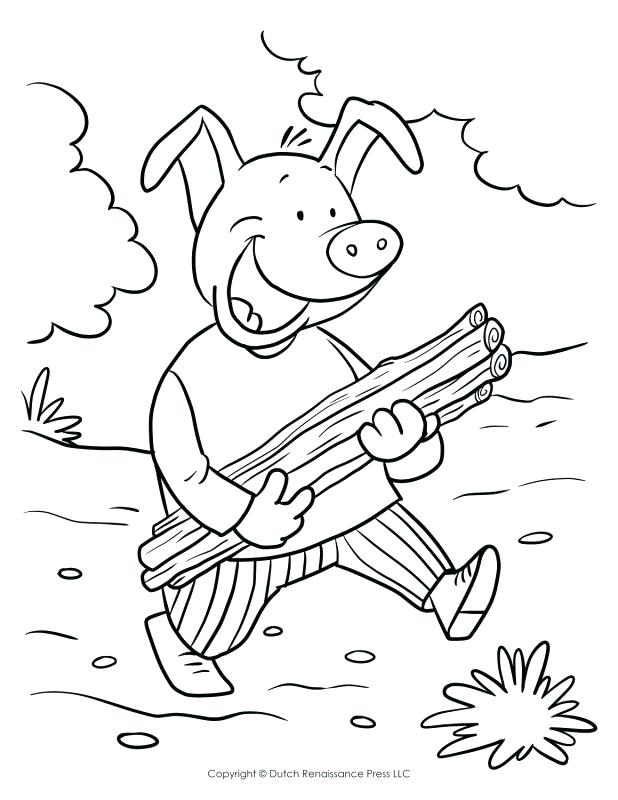 618x800 Brick Coloring Page Three Little Pigs Yellow Brick Road Coloring