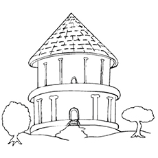 230x230 Top Free Printable House Coloring Pages Online
