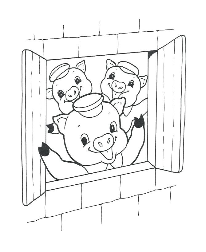 670x820 Brick Coloring Page Little Pigs Brick House Colouring Pages