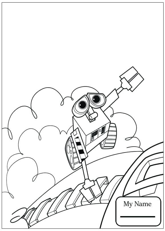 578x810 Wall E Coloring Page Cartoons Is Leaving Wall E Coloring Pages