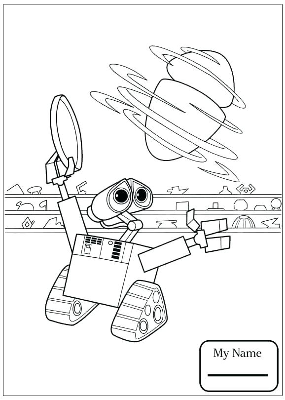 578x810 Wall E Coloring Pages Wall E Coloring Page Cartoons Wall E Broken
