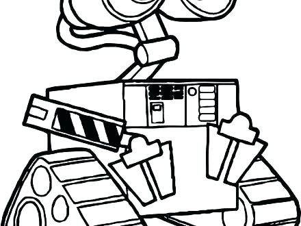 440x330 Wall E Coloring Pages Wall E Coloring Pages Brick Wall Coloring