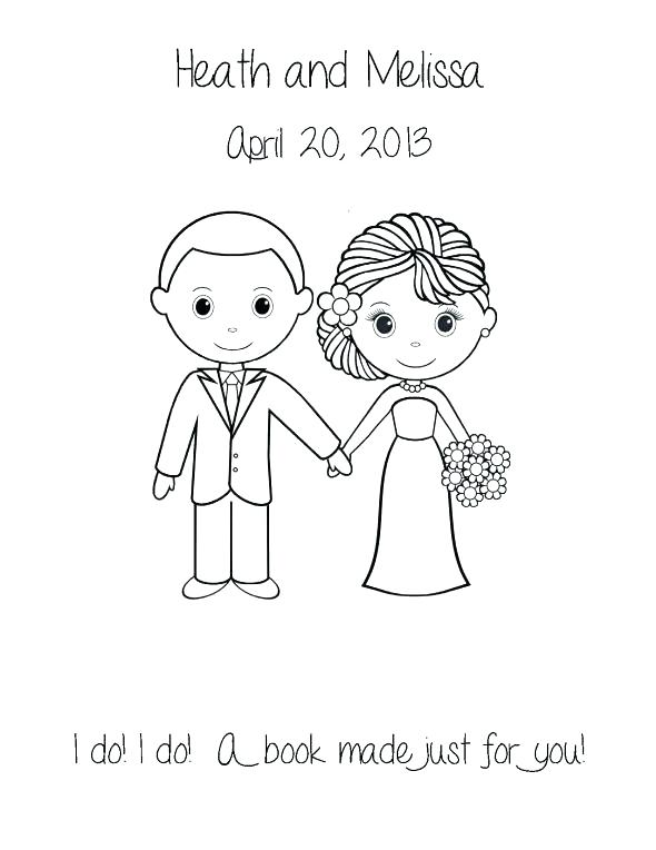 590x764 Bride And Groom Coloring Page Bride And Groom Colori Page Bride