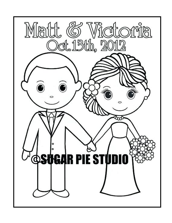 570x738 Bride And Groom Coloring Pages Like This Item Bride And Groom