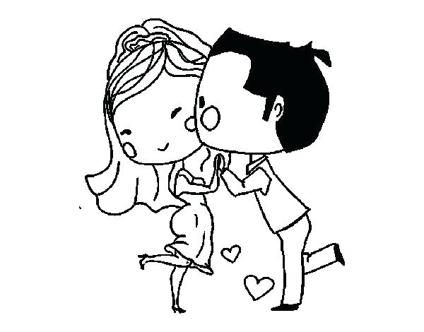 600x470 Bride And Groom Coloring Pages Printable Bride And Groom Coloring