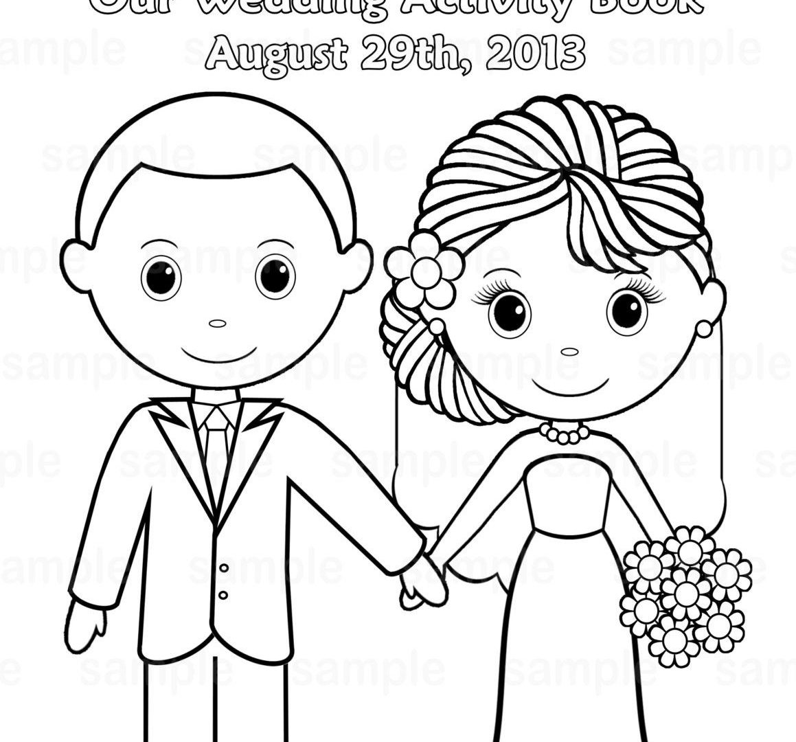 1159x1080 Modest Free Wedding Coloring Pages Bride And Groom Printable Kids