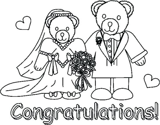 550x431 Coloring Bride And Groom Coloring Pages Wedding Sheets Free