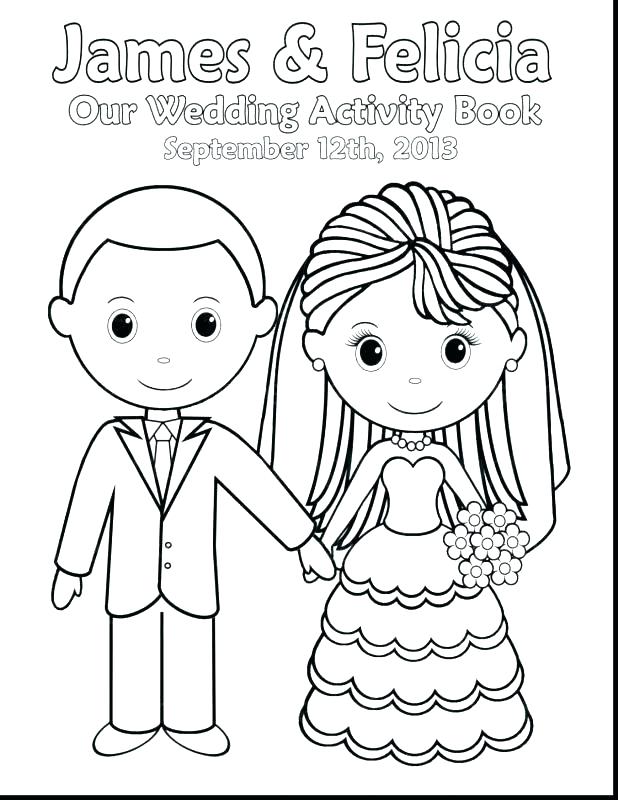 618x800 Wedding Coloring Pages