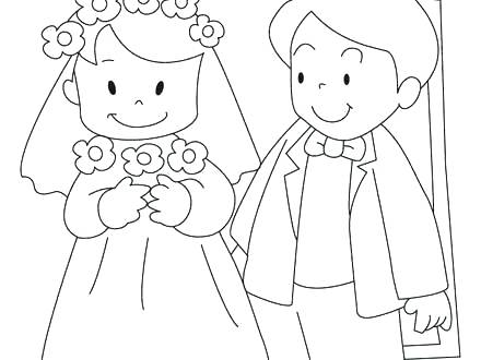 440x330 Corpse Bride Coloring Pages Bride And Groom Colouring Pages
