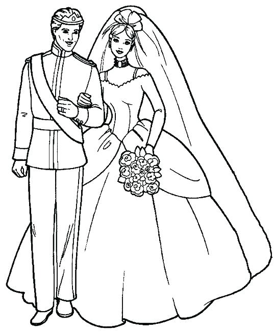 539x650 Coloring Bride And Groom Coloring Pages Wedding Colouring Sheets