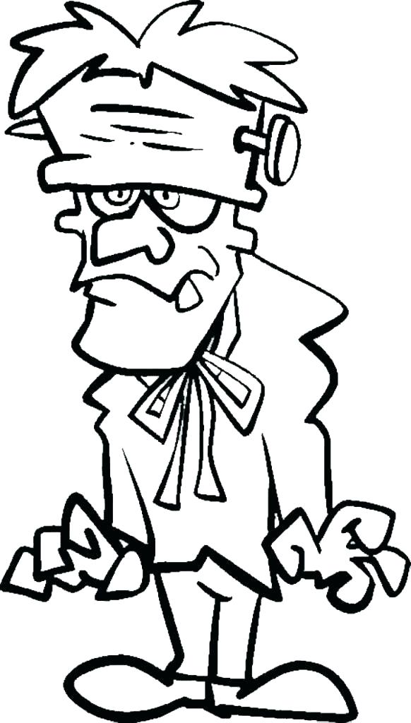 582x1024 Frankenstein Coloring Pages Printable Coloring Page Cartoon