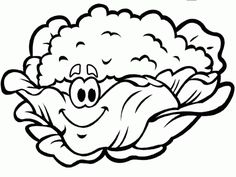 236x177 Printable Vegetable Happy Face Brinjal Coloring Page