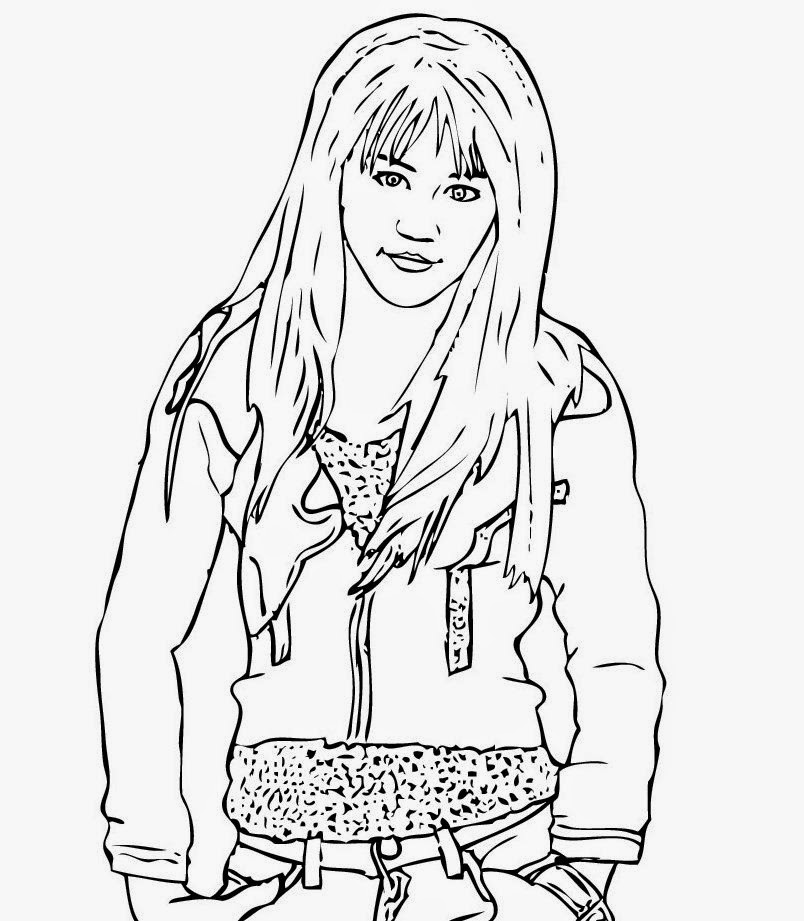 804x921 Coloring Pages Miley Cyrus Coloring Pages Free And Printable