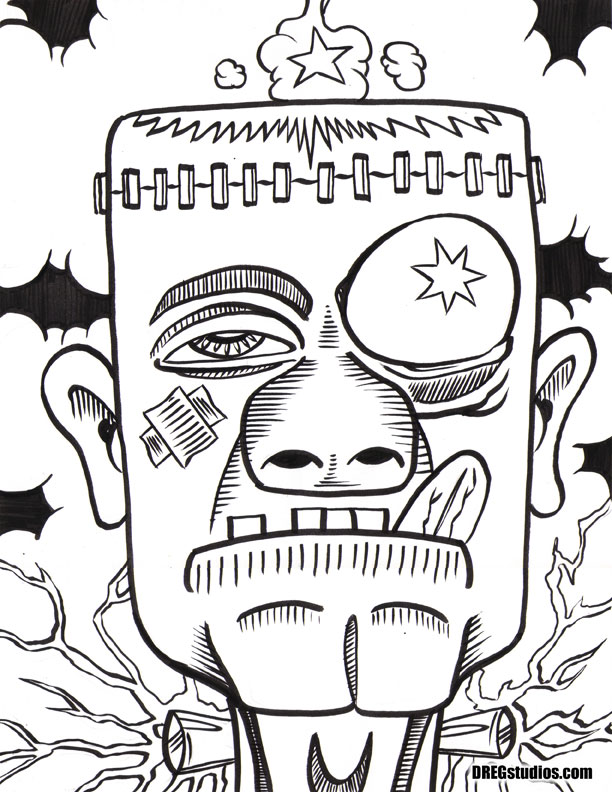 612x792 Bob Marley Coloring Pages