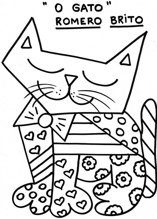 640x892 Britto Coloring Pages