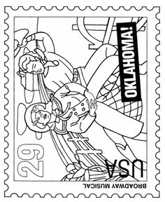 236x288 Oklahoma State Symbol Coloring Page