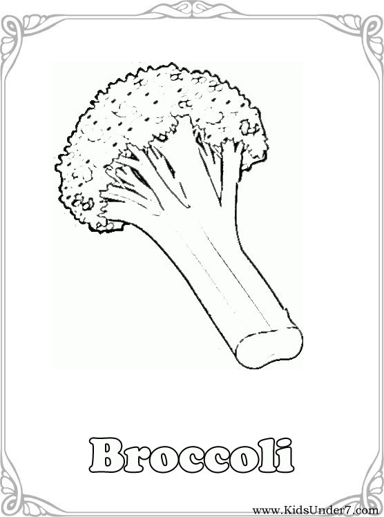 556x749 Kids Under Vegetables Coloring Pages