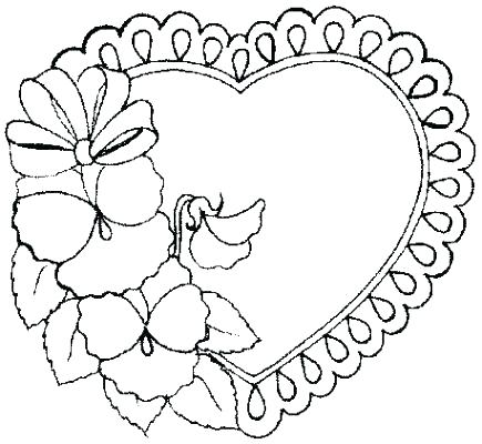 435x400 Printable Heart Coloring Pages Broken Heart Coloring Pages