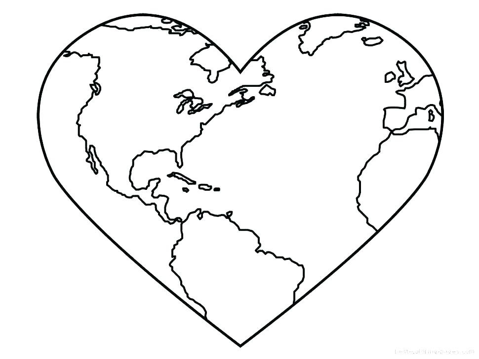 970x728 Heart Coloring Sheets