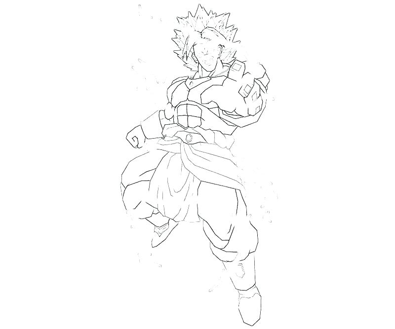 800x667 Dragon Ball Z Coloring Pages Free Coloring Pages Broly Coloring