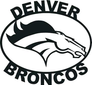 Denver Broncos Silhouette at GetDrawings | Free download