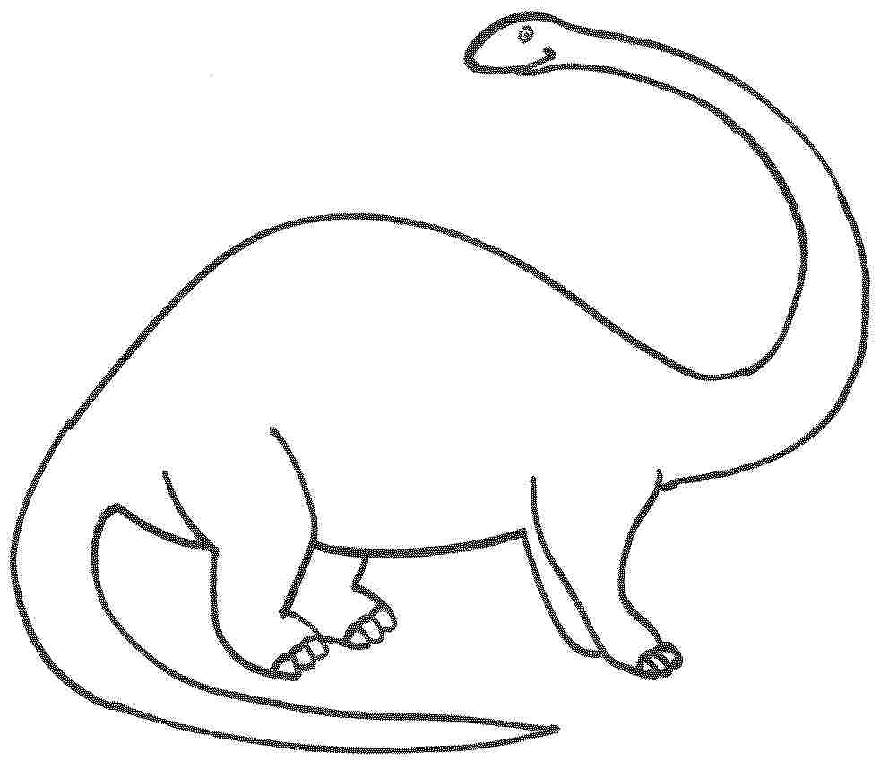 982x849 Brontosaurus Coloring Pages