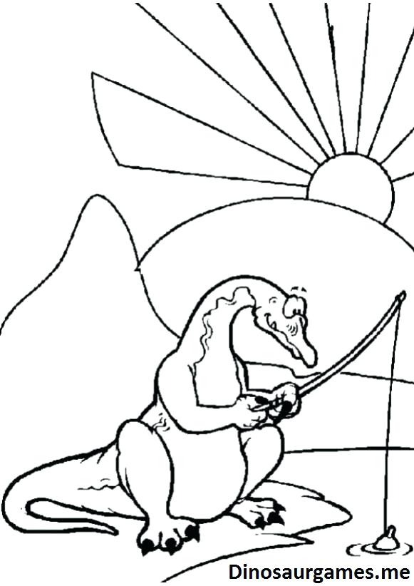 581x822 Brontosaurus Coloring Page