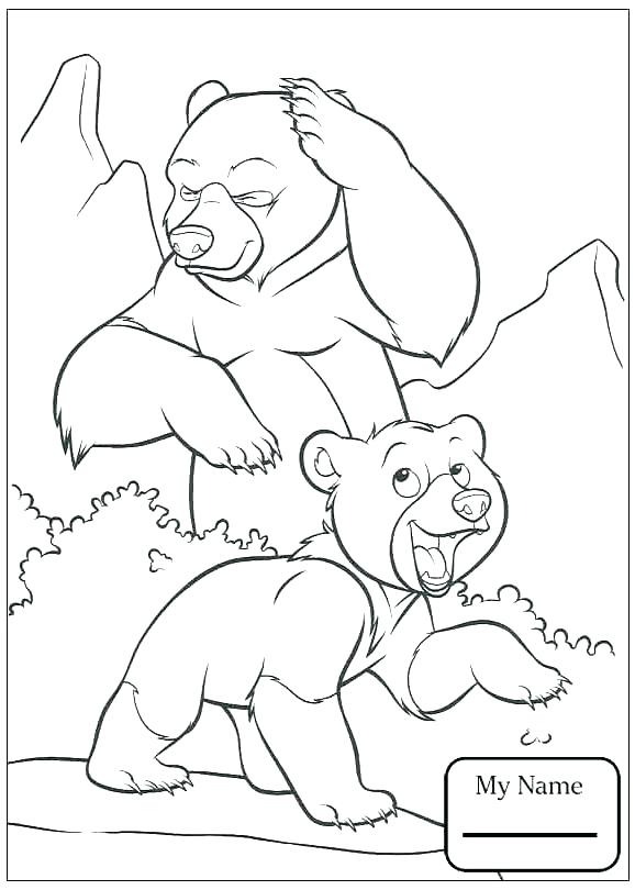 578x810 Brother Bear Coloring Pages Coloring Pages Bear And Coloring Pages