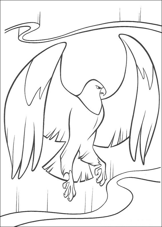 567x794 Brother Bear Bird Coloring Page