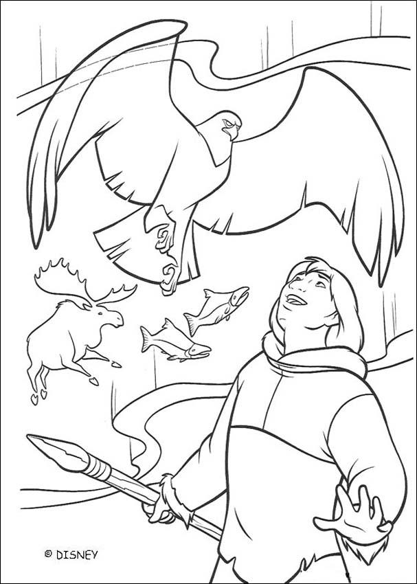 607x850 Brother Bear Coloring Book Pages