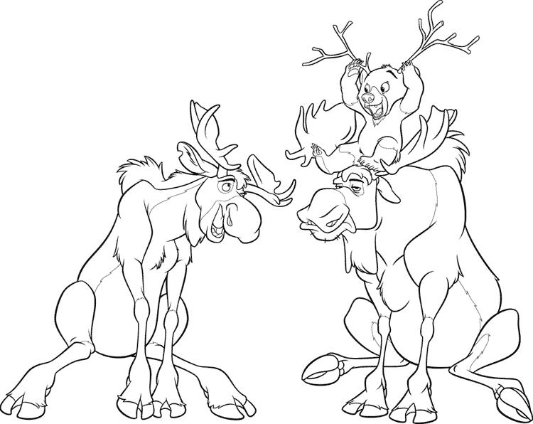 750x596 Coloring Page Disney Coloring Page Brother Bear