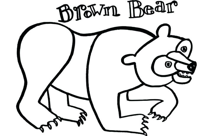 Brown Bear Brown Bear Coloring Pages