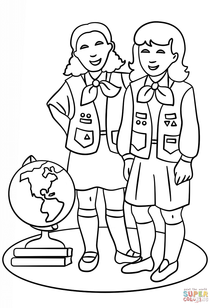Brownie Coloring Pages