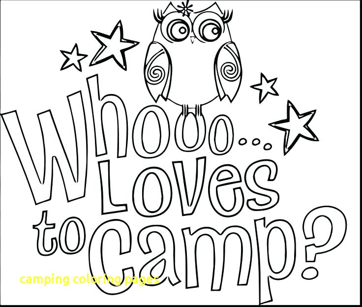 736x624 Camping Coloring Pages Pdf Camping Coloring Pages With Brownie