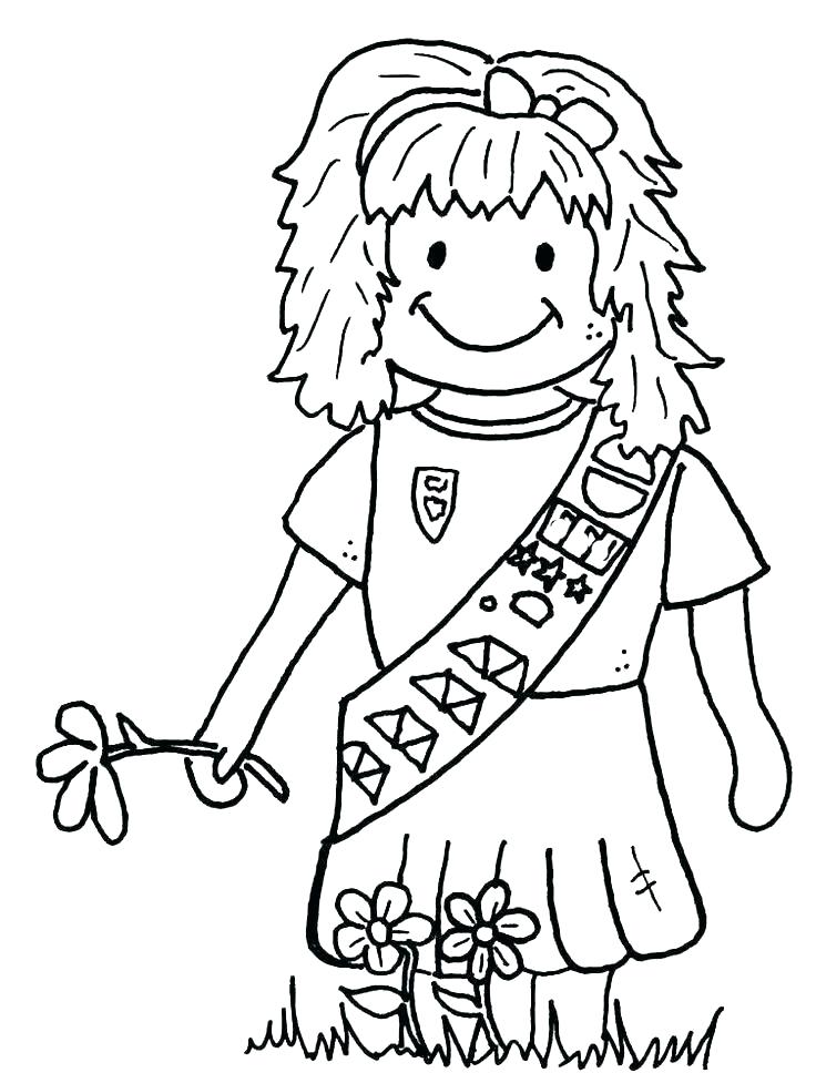 736x968 Daisy Girl Scouts Coloring Pages Daisy Girl Scouts Coloring Pages